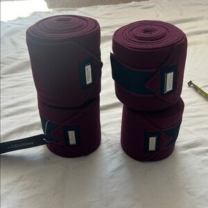Equestrian Stockholm Merlot Polo Wraps
